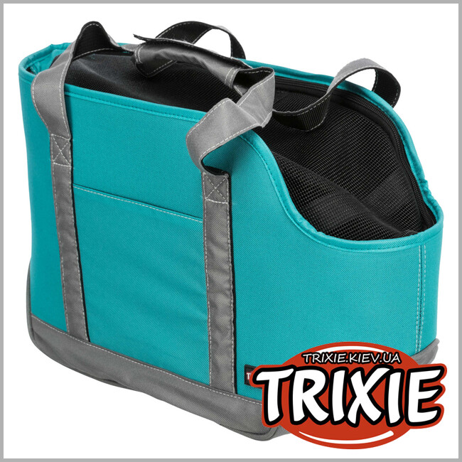 ТРИКСИ Украина - Сумка переноска Trixie Alea Carrier (бирюзово серая 16*20*30 cm )