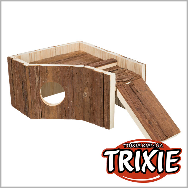 ТРИКСИ Украина - Домик для хомяка Hedwig Trixie с террасой (38х14х25см)