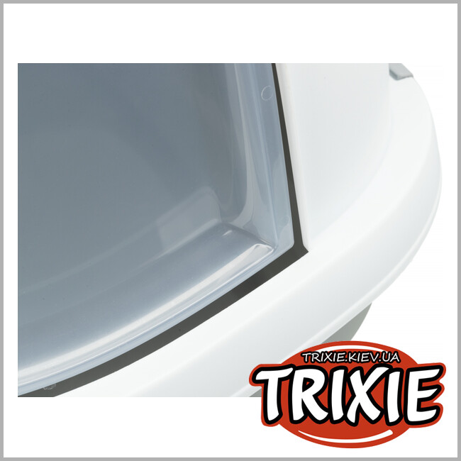 ТРИКСИ Украина - Туалет-домик для кота Primo XXL-TRIXIE (56х47х71см, серый/белый)