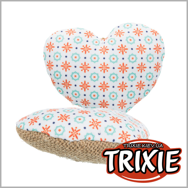 ТРИКСИ Украина - Сердце TRIXIE (джут/полиэстер, 8см)