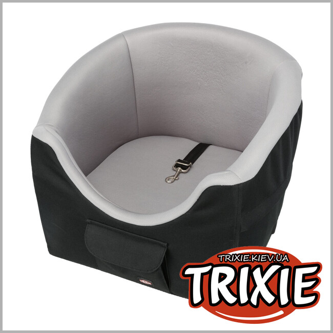 ТРИКСИ Украина - Автокресло для собак,Trixie 13176 45х39х42см, черный/серый