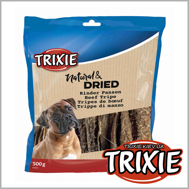 ТРІКСІ Україна - Яловичий рубець для собак TRIXIE (яловичина 500г)