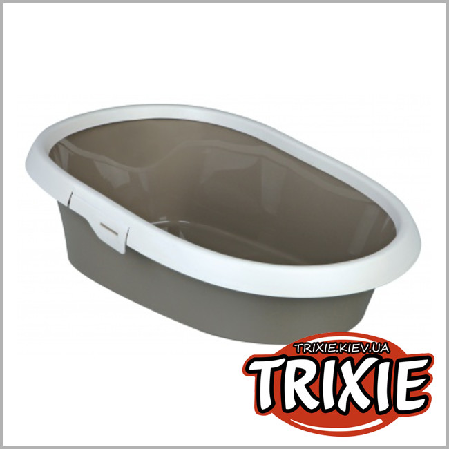 ТРИКСИ Украина - Туалет для котов TRIXIE - Paulo (Размер:39х17х58см, Цвет:серый/крем)