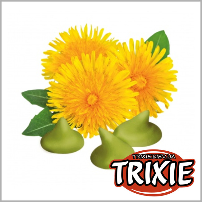 ТРИКСИ Украина - Лакомство для грызунов TRIXIE - Mini Drops (Вкус: одуванчик 75g)