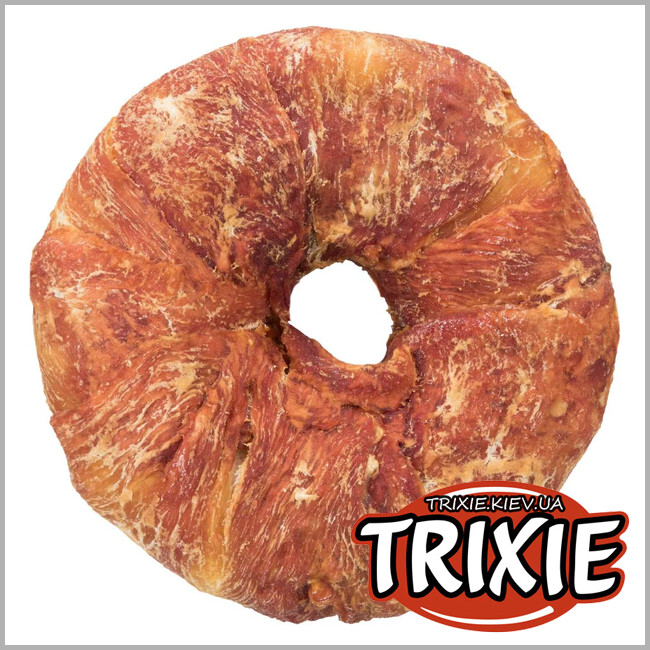 ТРИКСИ Украина - Лакомство для собак Trixie 313331 Denta Fun для чистки зубов утка 10 см 11кг/100 шт