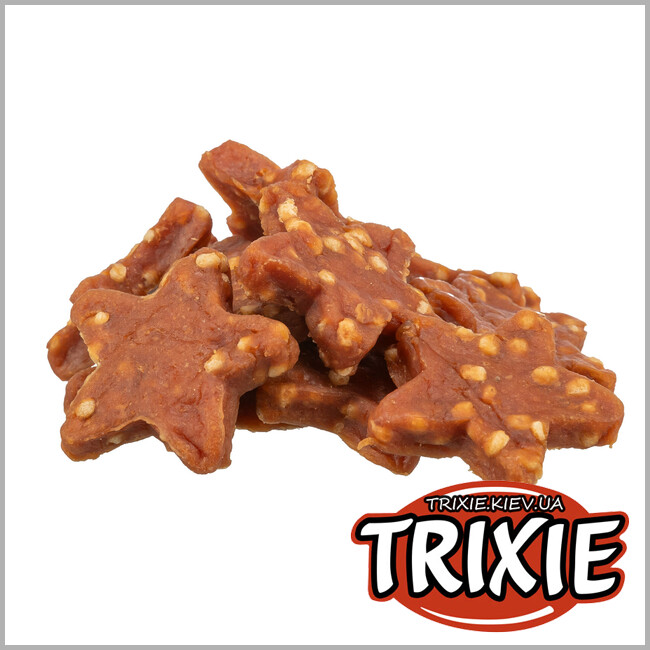 ТРИКСИ Украина - Лакомство для собак Trixie PREMIO "Stars"(курица/рис), 100гр
