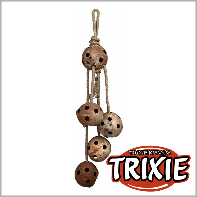 ТРИКСИ Украина - Кокосы на канате для птиц TRIXIE
