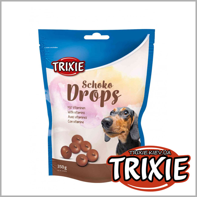 ТРИКСИ Украина - Витамины со вкусом шоколада Trixie Chocolate Drops (без какао 350гр)