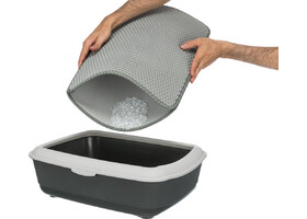 EVA коврик для кошачьего туалета Trixie Litter Tray Sieve-Mat (EVA каучук 40*55см) - Trixie