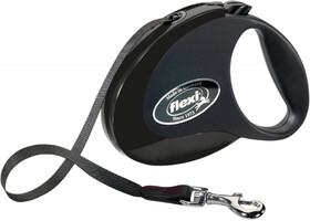 flexi STYLE Tape Leash (M, 5м/до 25 кг, черный) - Trixie