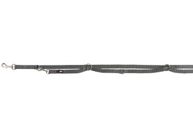 Поводок-перестежка для собак Trixie 200416 Premium нейлон графитовый XS-S 2 м/15 мм - Trixie