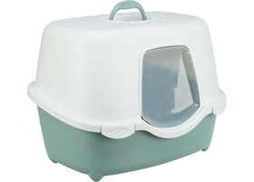 Туалет-домик Trixie 40570 для кота "Davio Top", 56х39х39см, зеленый/белый - Trixie