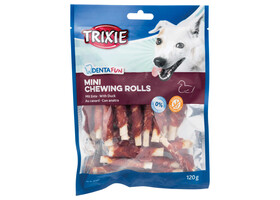 Палочка для чистки зубов Trixie DentaFun Duck Chewing Rolls Mini (утка 6cm / 120g) - Trixie