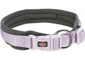 Ошейник Premium с неопреновой подкладкой TRIXIE (L: 49–55см/25мм,сиренев/графит) - Trixie