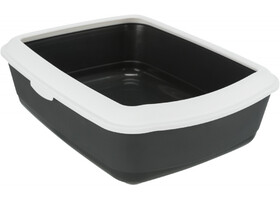 Туалет с рамкой Trixie Classic Litter Tray ( 37 * 15 * 47 см темно-серый) - Trixie