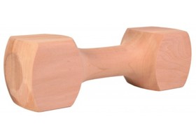 Деревянная квадратная гантель Trixie Wooden Retrieving Dumbbell (25cm / 650g) - Trixie