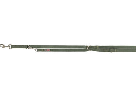 Поводок для собак Trixie 200633 Premium регулируемый L-XL оливковый 2м/25мм. - Trixie