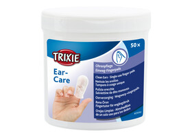 Одноразовые салфетки TRIXIE на палец для чистки ушей (50шт/уп) - Trixie