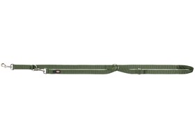Поводок-перестежка для собак Trixie 200519 Premium нейлон оливковая M-L 2 м/20 мм - Trixie