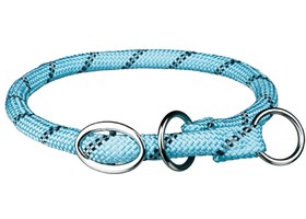 Ошейник удавка Trixie Sporty Rope (нейлон 40см/ø 8мм, голубой, нейлон) - Trixie