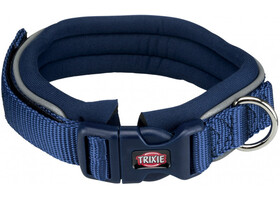 Ошейник Trixie Premium с подкладкой для собак (L: 48–55см/30мм, индиго) - Trixie