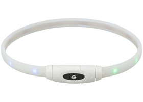 Нашийник Trixie 12630 що світиться з USB силікон різнокольоровий XS–XL 65 см х 16 мм - Trixie