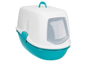 Трехкомпонентный туалет с системой разделения Trixie Berto Berto Top Litter Tray (39*42*59см, бирюзовый/белый) - Trixie