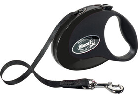 flexi STYLE Tape Leash (S: 3 м/до 12 кг, черный) - Trixie