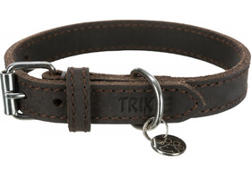 Кожаный ошейник в деревенском стиле Trixie (L 48-56 см / 30 мм) - Trixie