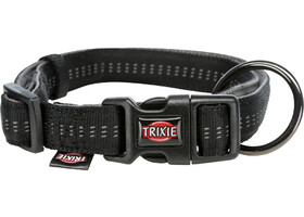 Ошейник Softline Elegance-TRIXIE (M-L: 35-55см/20мм, черный/графит) - Trixie