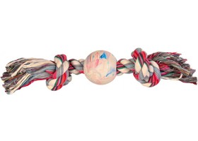 Резиновый мяч на веревке для собак TRIXIE - Denta Fun (7 х 36 см) - Trixie