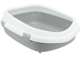 XXL Туалет Trixie  Primo XXL Litter Tray  (56*25*71см серый/белый) - Trixie