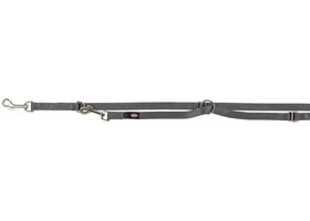 Поводок длинный Trixie Premium Adjustable Leash (Размер XS–S: 3.00 м/15 мм,графит) - Trixie