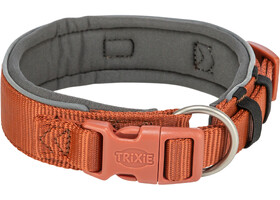Нашийник для собак Trixie Premium екстраширокий M–L 40–48 см 40 мм рижо-графітовий - Trixie