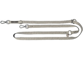 Поводок для собак Trixie 1970319 CityStyle V-Lead хлопок M–L 2 м 20 мм светло-серый - Trixie