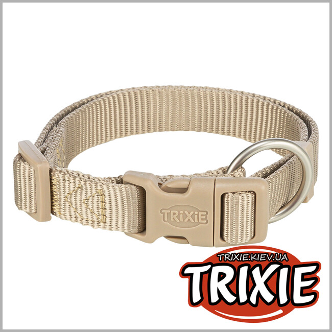 ТРИКСИ Украина - Нашейник для собак Trixie 202236 "Премиум", S: 25-40см/15мм, пісок