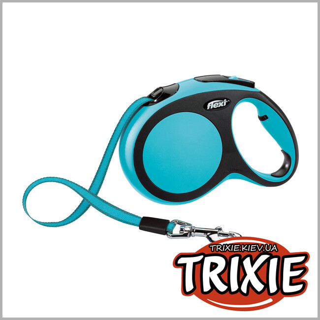 ТРИКСИ Украина - Флекси TRIXIE - New COMFORT (L: 5 м/60 кг, синий)
