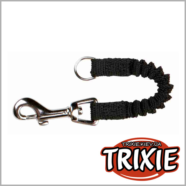 ТРІКСІ Україна - Амортизатор Trixie 12745 для поводка,XS-S: 16cм/10мм, чорний