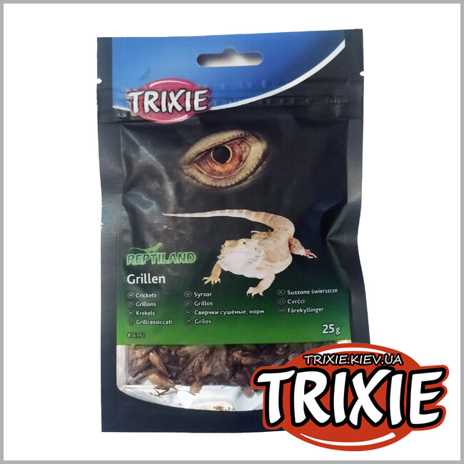 ТРИКСИ Украина - Сушеные сверчки для рептилий TRIXIE (250ml / 25g)