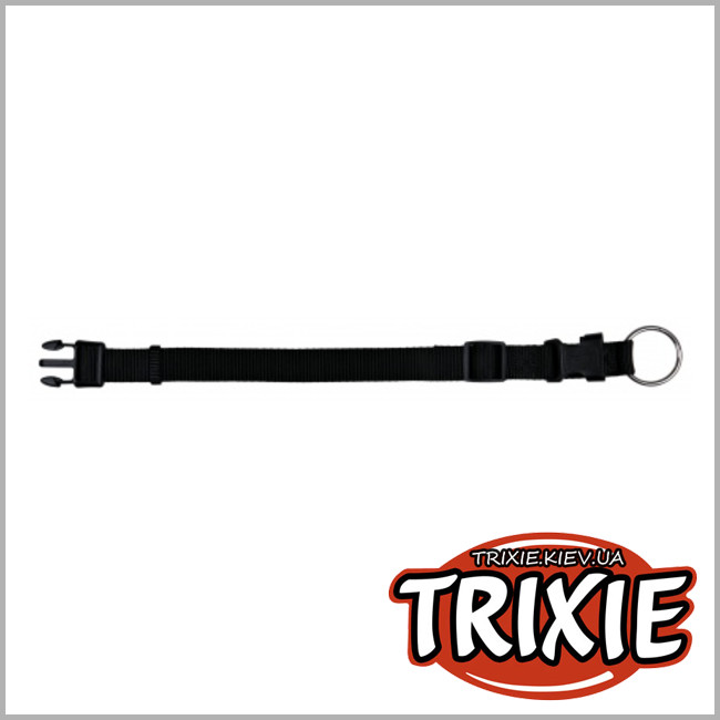 ТРИКСИ Украина - Ошейник для собак TRIXIE - Premium(Размер:40-65см/25мм, Цвет: черн)