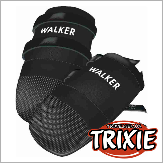 ТРИКСИ Украина - Чулки для собак Trixie 1955 Walker крепкий полиэстер черные XXL 2 шт/уп
