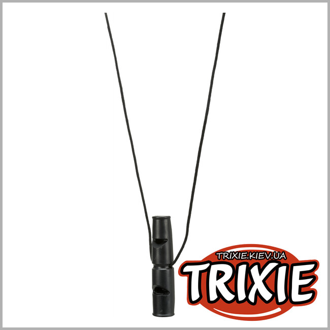 ТРИКСИ Украина - Свисток двухтональный  TRIXIE (пластик, 7.5см)