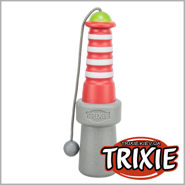 ТРИКСИ Украина - Плавающая игрушка Trixie 33455 "Маяк" на веревке, ТПГ, 26см