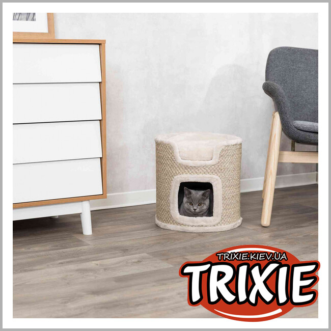 ТРИКСИ Украина - Драпак башня Trixie Ria Cat Tower (плюш 37 см)