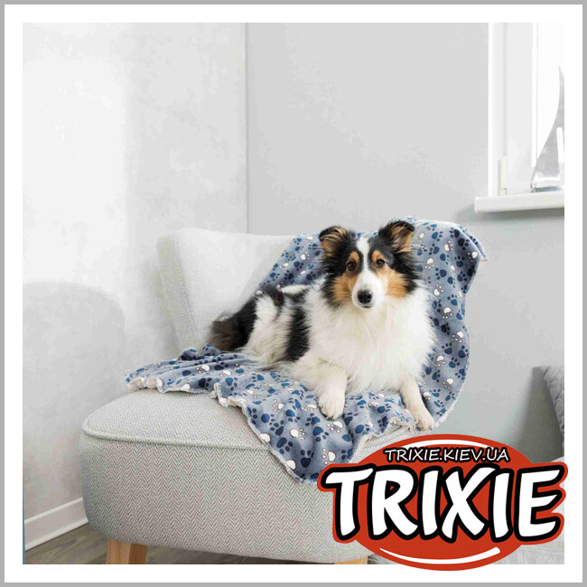 ТРИКСИ Украина - Покрывало Tammy-TRIXIE (150х100см,синий/беж)