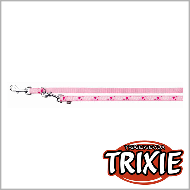 ТРИКСИ Украина - Поводок для собак TRIXIE - Rose Heart (Размер: 2м/15мм)