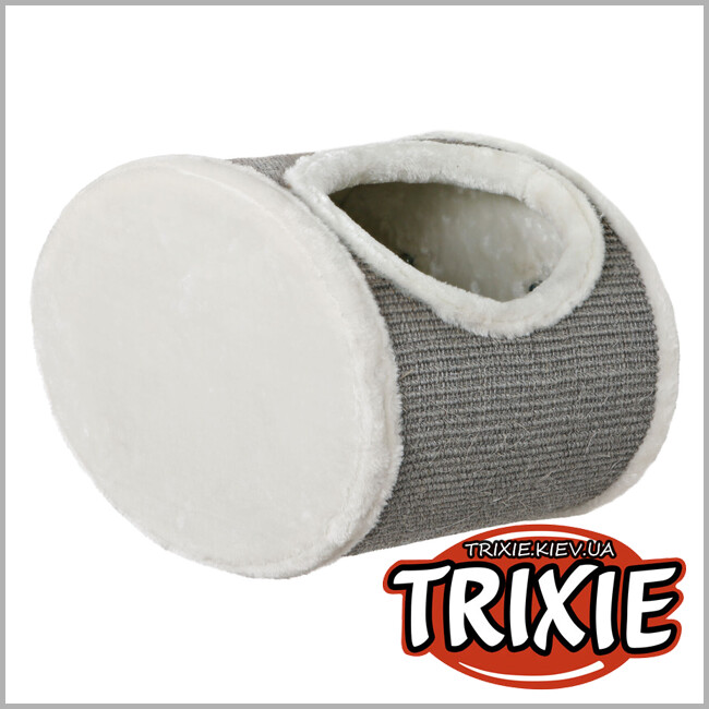 ТРИКСИ Украина - Лежак-пещера Trixie 49921 драпак для настенного крепления, 42х29х28см, белый/серый