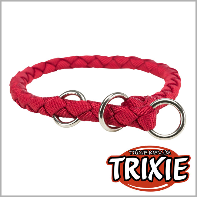 ТРИКСИ Украина - Ошейник-удавка для животных Trixie 14803 "Cavo",M: 39-45см/12мм, красный