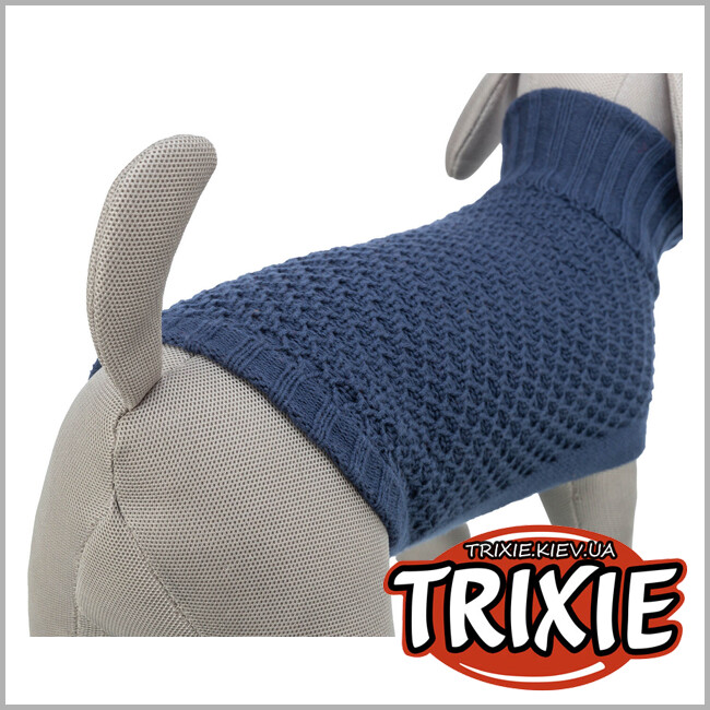 ТРИКСИ Украина - Пуловер для собак Trixie 680088 "Norwood", М: 45см, синий