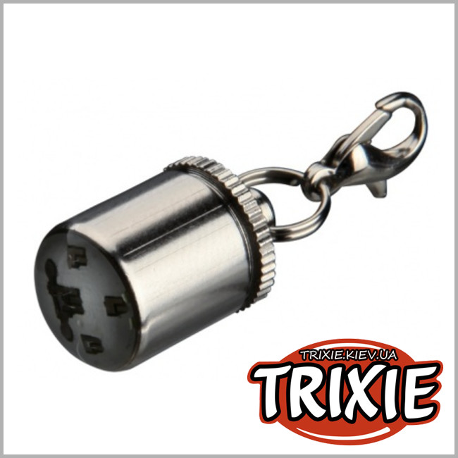 ТРИКСИ Украина - Брелок-фонарик c карабином для собак TRIXIE (хром 1cm)